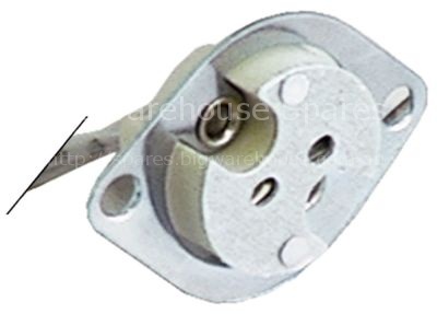 Lamp socket socket G4/G5.3/G6.35 24V ø 17mm H 15mm connection ca