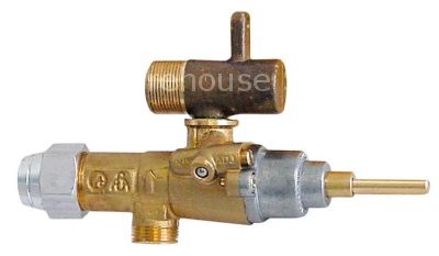 Gas tap alternatives to EGA type GPEL20R with pipe outlet gas in