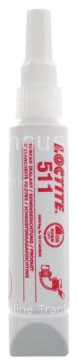 Thread sealing LOCTITE 511 tube 50ml approval DVGW