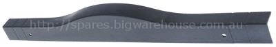 Handle rail for dishwasher L 545mm W 66mm H 30mm grey hole dista