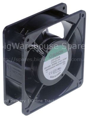 Axial fan L 119mm W 119mm H 38mm 230VAC 50/60Hz 22W bearing slid