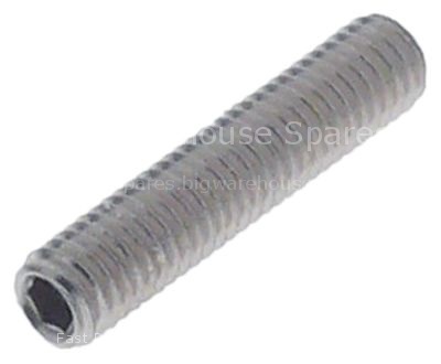 Grub screw thread M5 L 25mm stainless steel DIN 914/ISO 4027 int