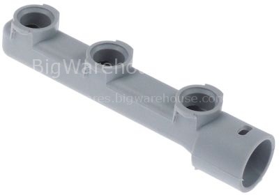 Wash arm mounting pos. right L 132mm nozzles 3 mounting ø 22mm