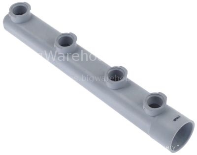 Wash arm mounting pos. upperlower right L 217mm nozzles 4 mount
