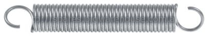 Tension spring ø 20mm total length 140mm wire gauge ø 2,5mm for