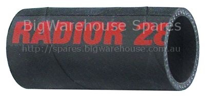 Formed hose D1 ø 36mm D2 ø 28mm L 75mm dishwasher straight equiv