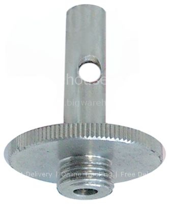 Rinse arm shaft