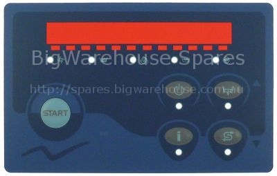 Keypad foil buttons 5 L 155mm W 95mm