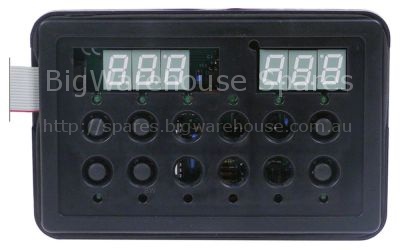 Keypad unit dishwasher 17U/70U buttons 6 L 158mm W 103mm