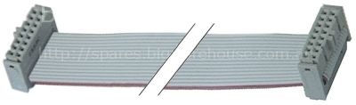 Ribbon cable 16-pole L 1100mm plug type FC-16P raster size 2,54m