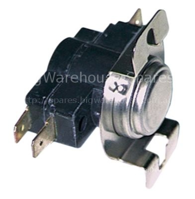 Bi-metal thermostat hole distance 40mm switch-off temp. 55°C 1CO