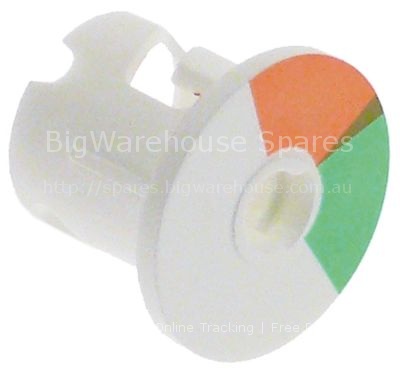 Rotary disc orange/green disc ø 20,6mm