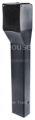 Discharge chute for ice maker L 110mm W 100mm H 605mm
