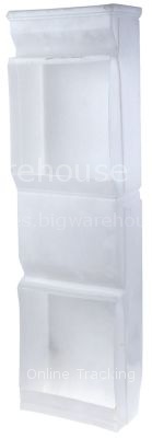 Discharge chute for ice maker L 705mm W 205mm H 105mm