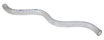 Formed hose S-shape double ID ø 11mm ED ø 15mm L 300mm W 50mm