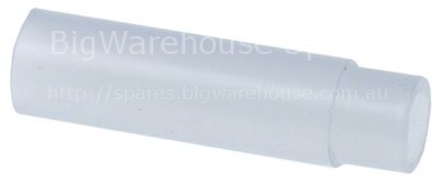 Overflow pipe tube ø 19mm pipe length 70mm