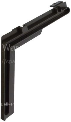 Door guides mounting pos. left L 215/240mm W 14mm