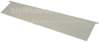 Curtain for ice maker W 574mm H 115mm shaft length 610mm shaft ø
