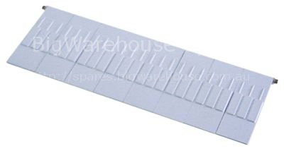 Curtain for ice maker W 305mm H 115mm shaft length 323mm shaft ø