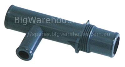 Hose connector 3-way ID  15mm ED  21mm L 91mm