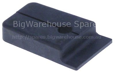 Protection L 66mm W 40mm H 12mm ID ø 10mm for evaporator rubber