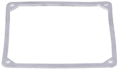 Gasket for container L 98mm W 98mm thickness 2mm silicone
