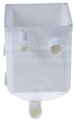 Water container for ice-cube maker L 96mm W 96mm H 130mm inlet 2