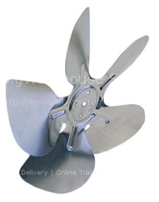 Fan wheel sucking ø 230mm fan wheel mounting 25,4mm blade angle