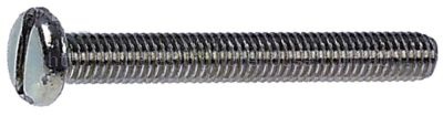 Flat-headed bolt thread M5 thread L 40mm steel Qty 1 pcs intake