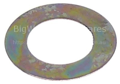 Plain washer ID ø 8,5mm ED ø 14mm thickness 0,3mm steel Qty 1 pc