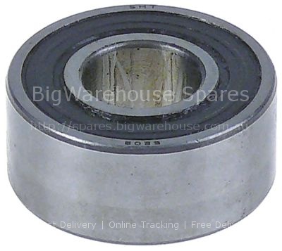 Self-aligning ball bearing shaft ø 17mm ED ø 40mm W 17,5mm type