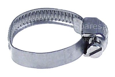 Hose clamp SS W4 ø 11-19mm width 9mm Qty 1 pcs