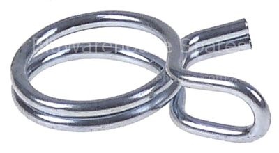 Hose clamp ø 16mm wire gauge ø 1,8mm Qty 1 pcs