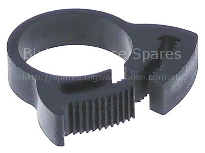 Hose clamp ø 16-20mm plastic Qty 1 pcs width 7mm for ice maker