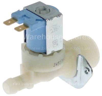 Solenoid valve single straight 230VAC inlet 34