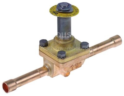 Solenoid valve body straight p max 35bar pressure range 21bar