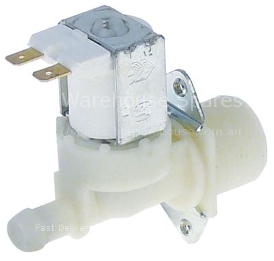 Solenoid valve single straight 220-240VAC inlet 3/4" outlet 11,5