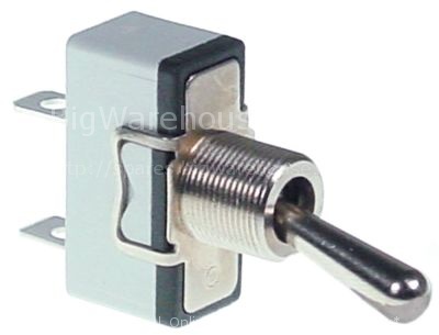 Toggle switch thread M12x0.75 1NO 250V 15A ON-OFF male faston 6.