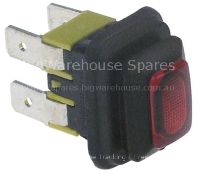 Momentary push switch mounting measurements 19x13mm rectangular