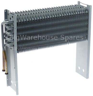 Evaporator L 380mm W 85mm H 150mm total length 395mm overall wid