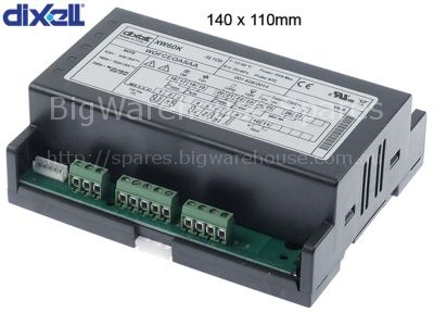 Refrigeration controller DIXELL XW60K-5L1CO mounting measurement