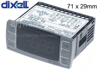 Electronic controller DIXELL XR06CX-5R0C1 programming FRENOX R m