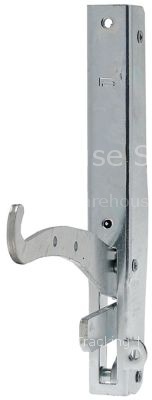 Oven hinge mounting distance 105mm lever length 129,5mm spring t