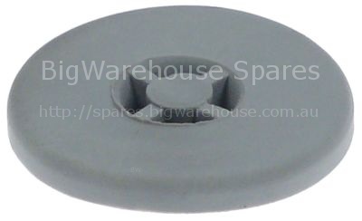 Plug rubber D1 ø 35mm mounting ø 23,5mm