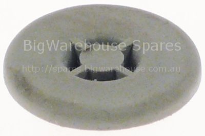 Lid for housing H 8mm D1 ø 27mm D2 ø 17mm