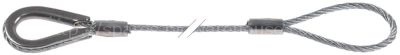 Cable control L 60,5mm wire gauge ø 1,6mm for cover