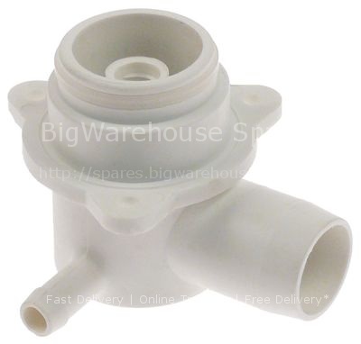 Wash arm support mounting pos. lower D1 43mm D2 31mm D3 11