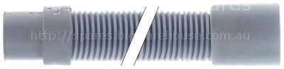 Drain hose DN24 L 1500mm A int. ø 24mm A ext. ø 28mm B int. ø 28