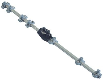 Rinse arm L 500mm nozzles 7 mounting ø 14mm mounting pos. upper