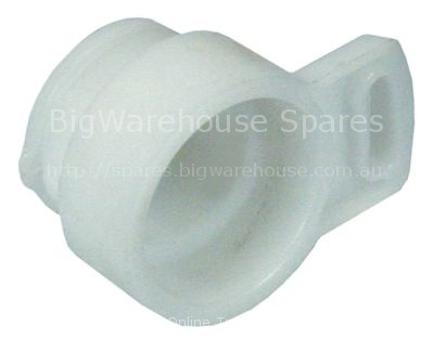 Wash arm support mounting pos. upper coupling right